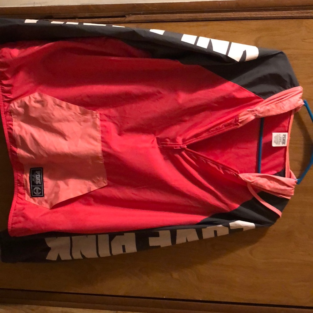 Victoria secret pink windbreaker/ rain jacket